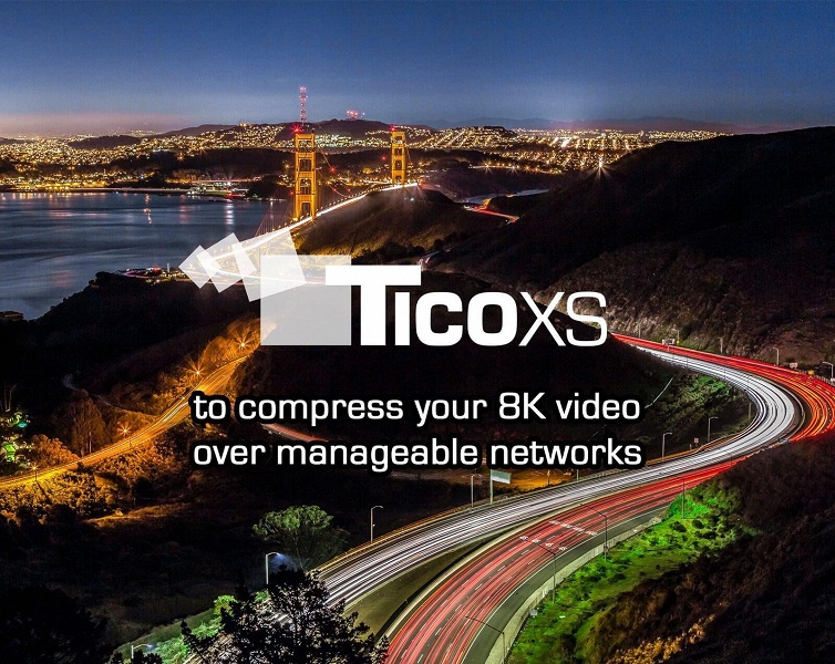 IP-ядра кодера и декодера intoPIX 8K TICO-XS поддерживают стандарт JPEG XS