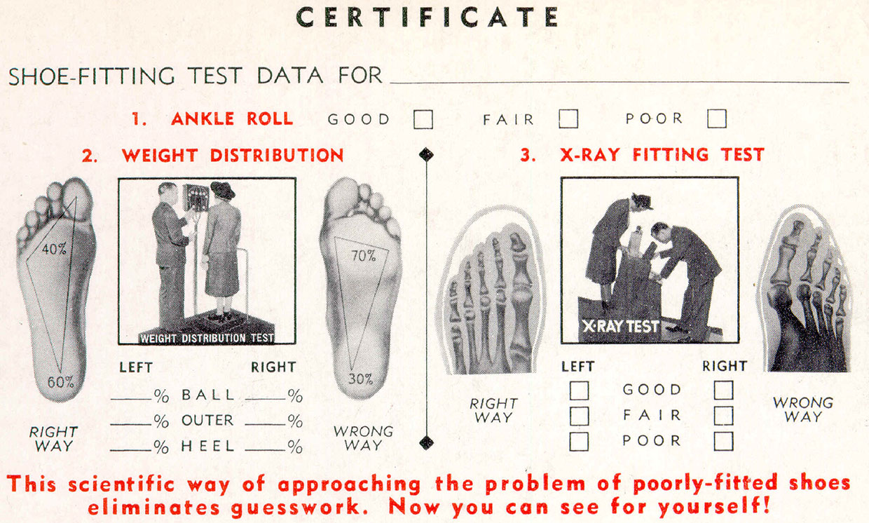 Опасности покупки обуви в эпоху популярности рентгеновских лучей - 4