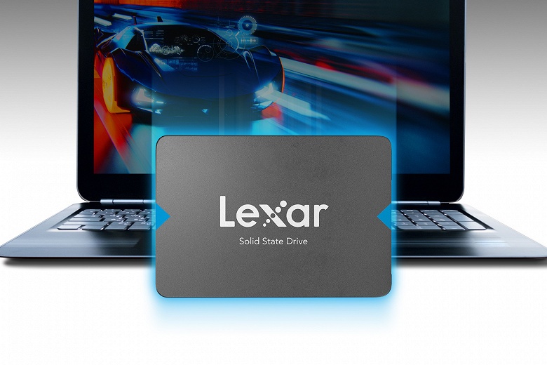 Твердотельный накопитель Lexar NQ100 оснащен интерфейсом SATA 6 Гбит/с