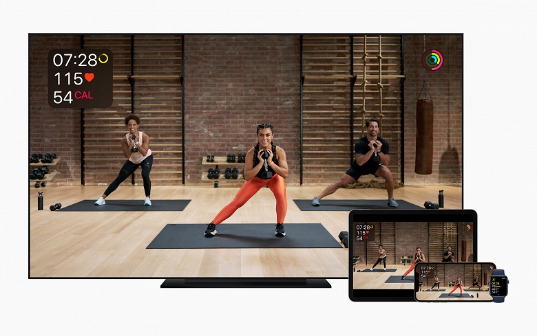 Сервис для домашнего фитнеса Apple Fitness+ начинает работу с понедельника