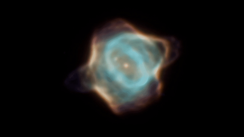 Умирающая звезда гаснет на глазах у телескопа Хаббл - 5