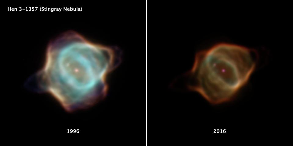 Умирающая звезда гаснет на глазах у телескопа Хаббл - 1