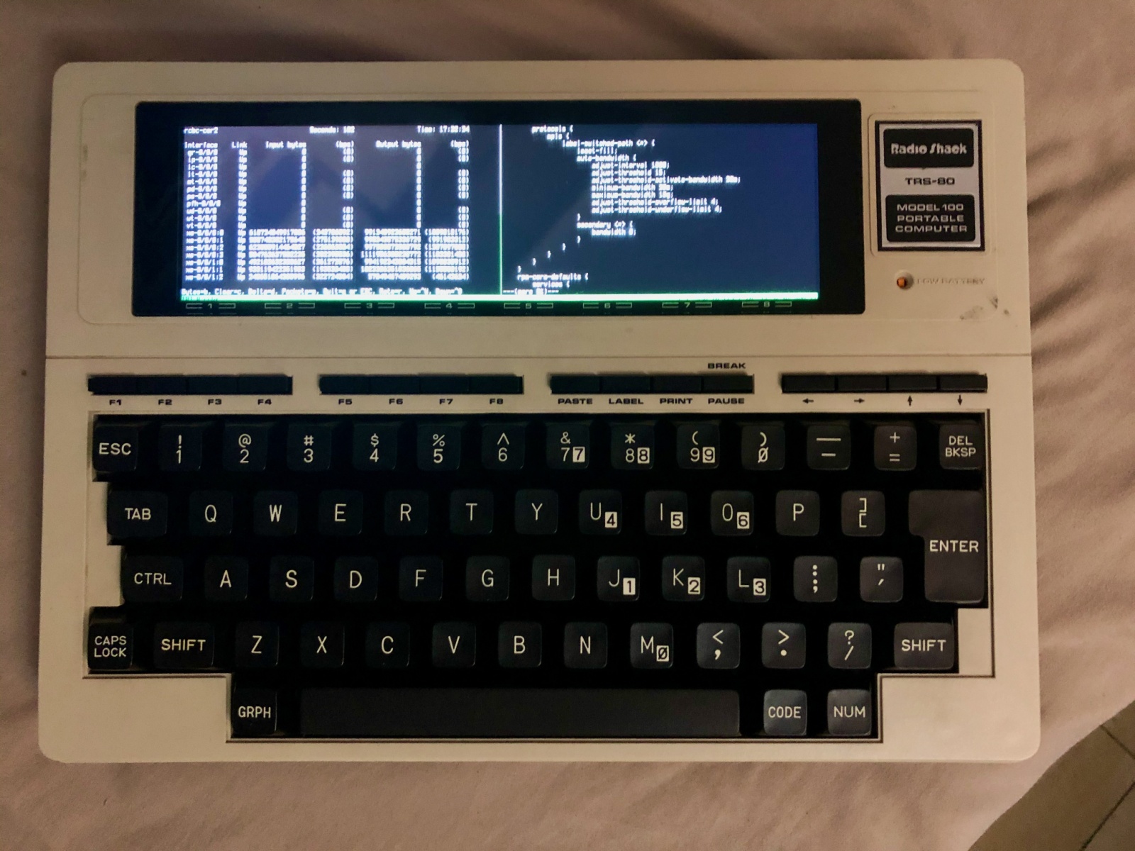 Результат интеграции Pine A64 и TRS-80 Model 100 - 1