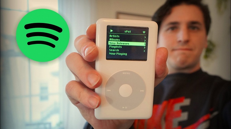 Вторая жизнь 17-летнего iPod. Энтузиаст запустил на нём Spotify