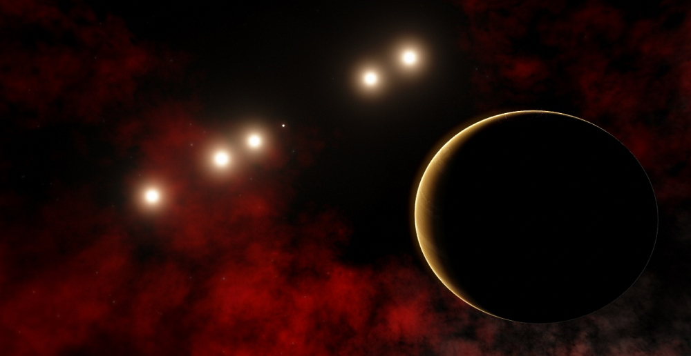 Телескоп TESS нашел трижды двойную звездную систему - 1