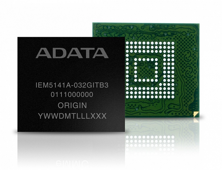 Модуль eMMC промышленного уровня Adata IEM5141A выпускается в вариантах MLC и TLC