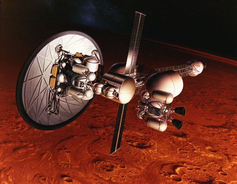 НАСА: проложить путь людям на Марс может лишь ракета с ядерным реактором - 1