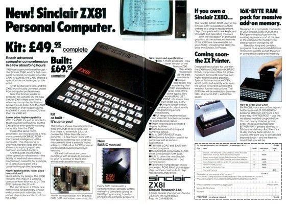 Стройный пластиковый корпус ZX81 за 40 лет ничуть не располнел - 4