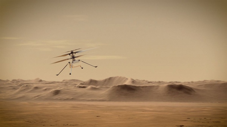 Первый вертолёт на Марсе. Летательный аппарат Ingenuity готовится к освобождению из недр марсохода Perseverance 