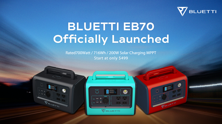 Представлен недорогой портативный аккумулятор для целого дома Bluetti EB70