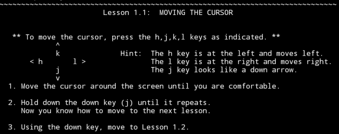 Почему в Vim для навигации используются клавиши hjkl - 1