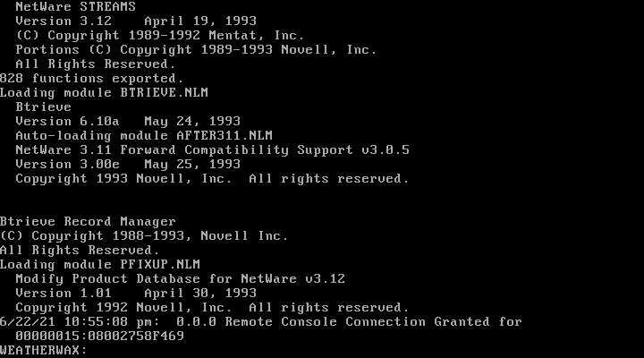 Не тварь! Часть 1. Обзор сервера Compaq Prosignia VS с ОС Novell NetWare 3.12 - 7