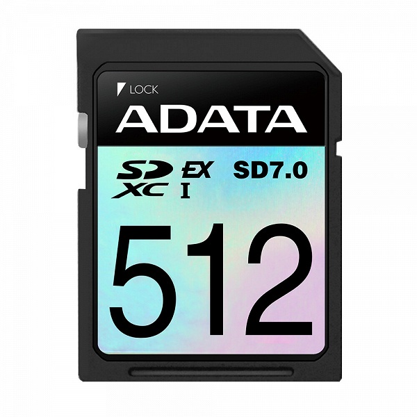 Компания Adata представила карты памяти Premier Extreme SDXC SD 7.0 Express Card