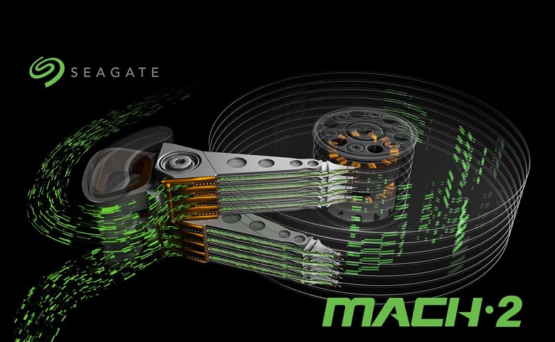Уникальные сдвоенные жёсткие диски Seagate Mach.2 оказались дешевле обычных в производстве