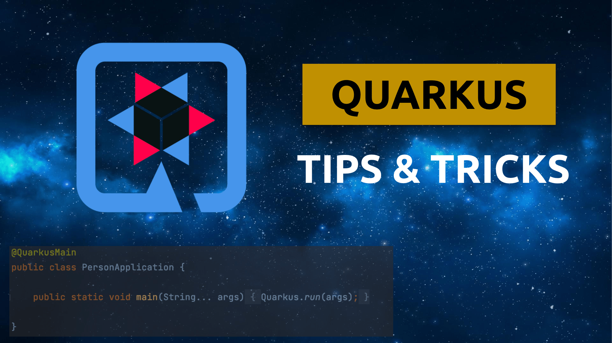 Quarkus tips & tricks 