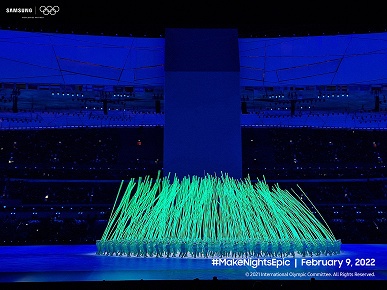 Это первые фотографии, сделанные на Samsung Galaxy S22 Ultra? Снимки сделаны на открытии Олимпийских игр 2022