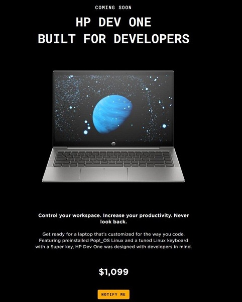 Правильный ноутбук для того, чтобы писать код? HP анонсировала мобильный компьютер Dev One под управлением Linux, предназначенный для разработчиков ПО