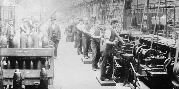 Типичная фабрика сто лет назад