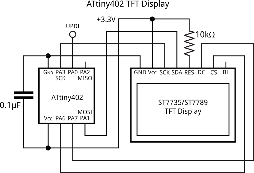 Крошечная библиотека TFT для микроконтроллеров ATtiny - 3