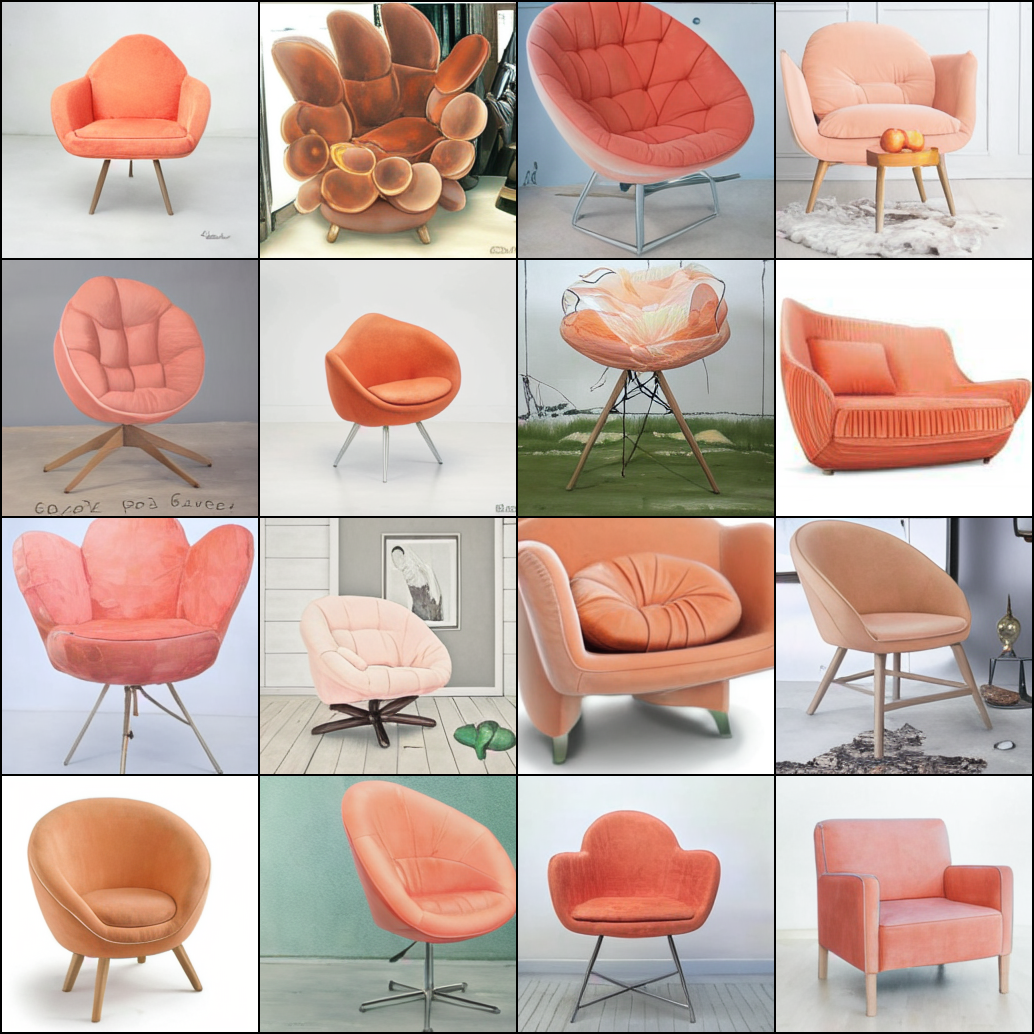 Запрос: «Кресло в форме персика»
