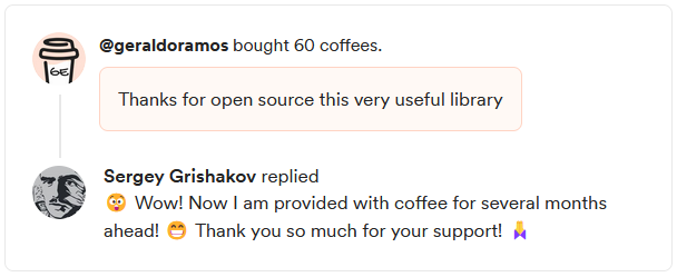 Это пожертвование стало наибольшим - целых 60 чашек кофе Это пожертвование стало наибольшим - целых 60 чашек кофе