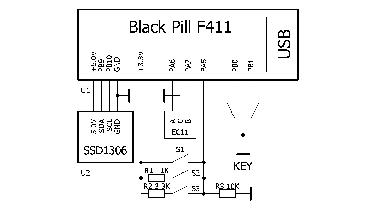 «Ямбический» электронный ключ на Black Pill - 7