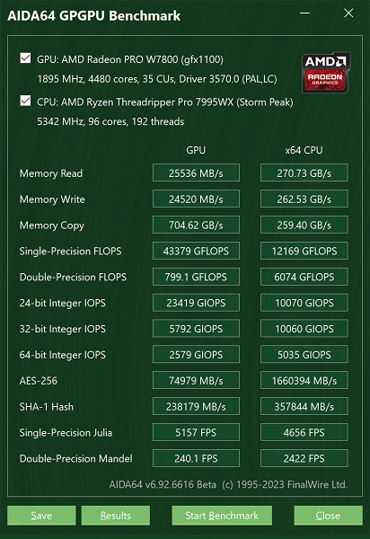 Новый 96-ядерный процессор AMD Ryzen Threadripper Pro 7995WX оказался мощнее, чем PlayStation 5, и почти догнал GeForce RTX 3060