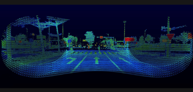 Пример визуализации работы SLAM-алгоритма.