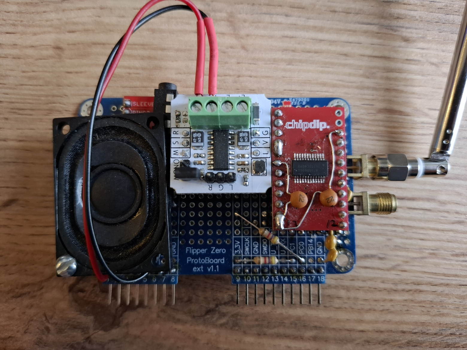 Рис. Общий вид прототипа сверху.