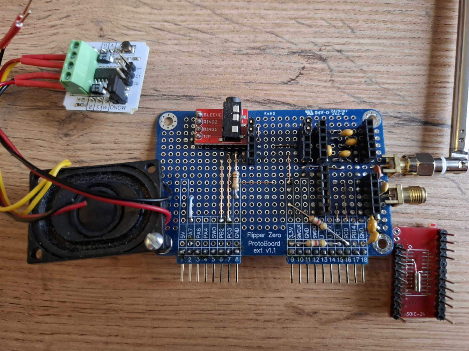 Рис. Общий вид прототипа без установленных модулей.