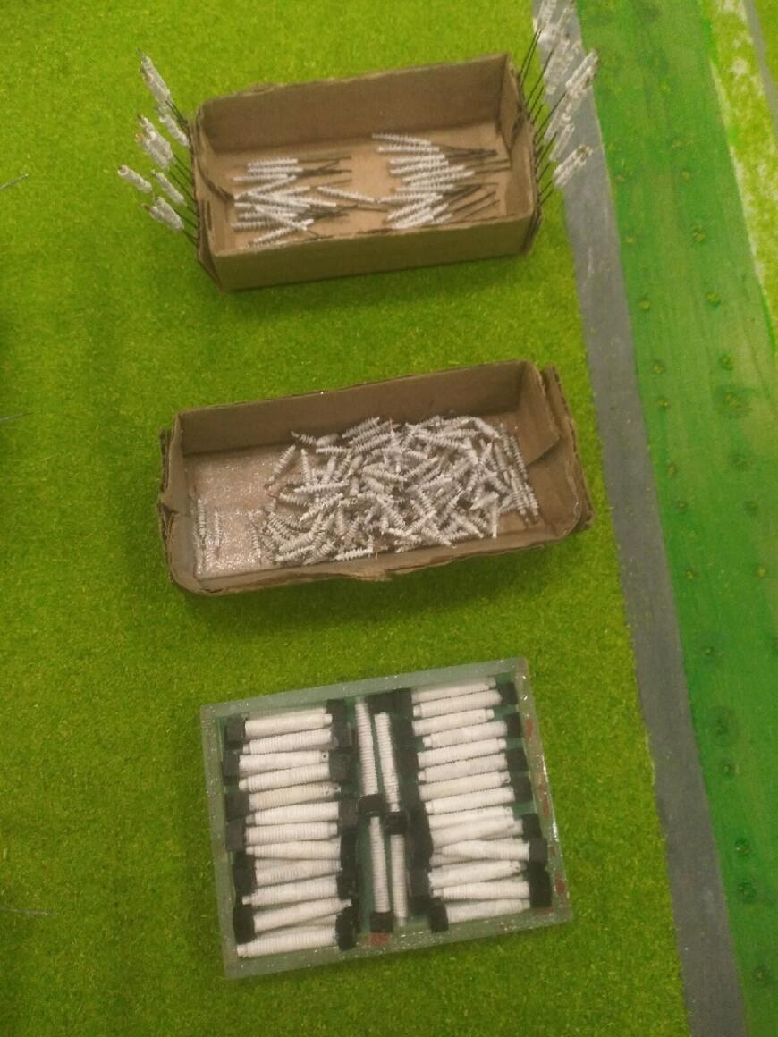 Рисунок 3. Некоторая часть изоляторов, необходимая для создания макета ПС, представленной выше