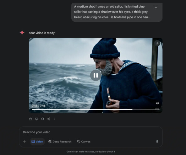 Google представила Veo 3 Fast - более быструю и дешевую версию Veo 3