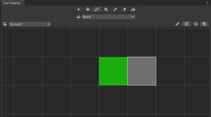 У меня два цвета, так как я настроил и камни и траву для своей сцены.