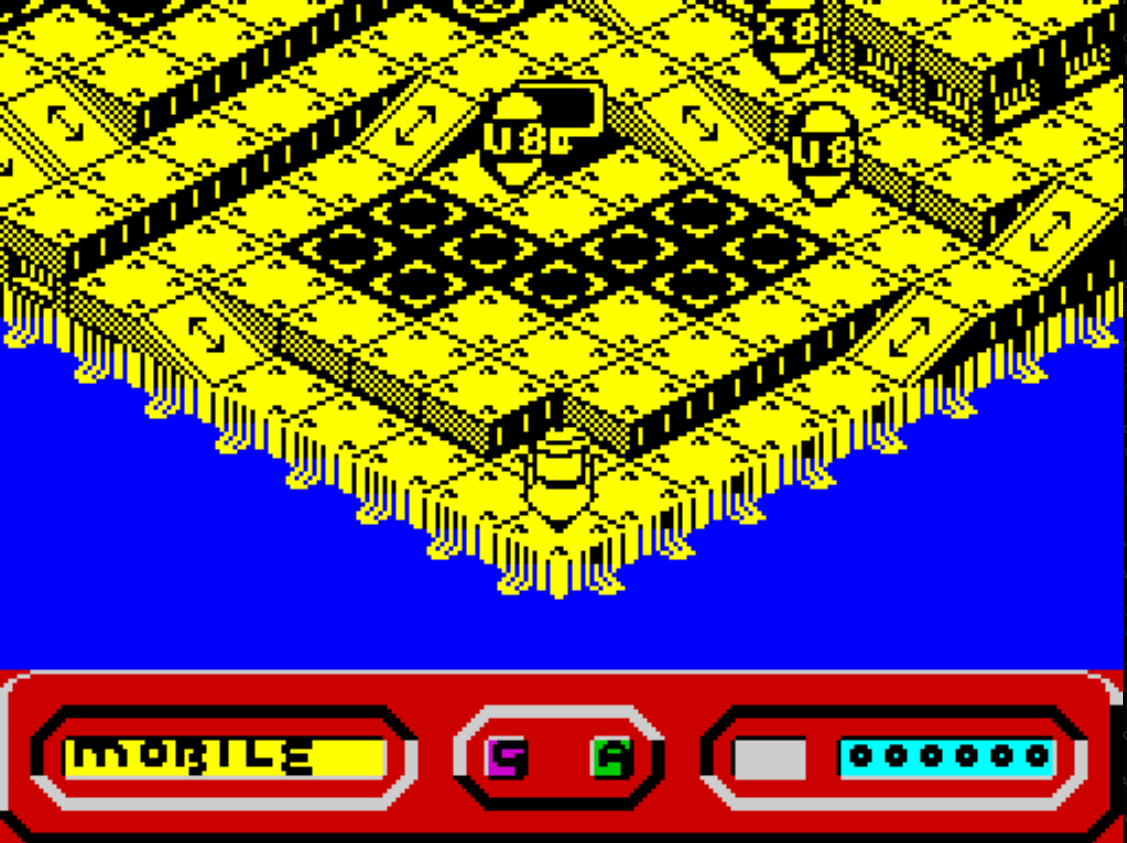 Quazatron, главный герой больше похож на R2D2