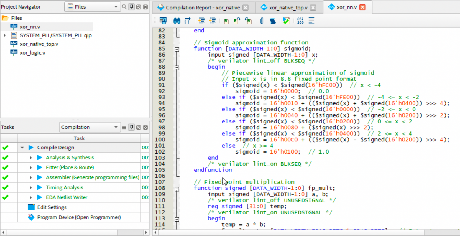 ИИ на FPGA — создание нейронной сети XOR с помощью LLM - 2