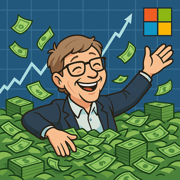 Microsoft повторила рекорд Nvidia: рыночная стоимость компании достигла 4 триллионов долларов