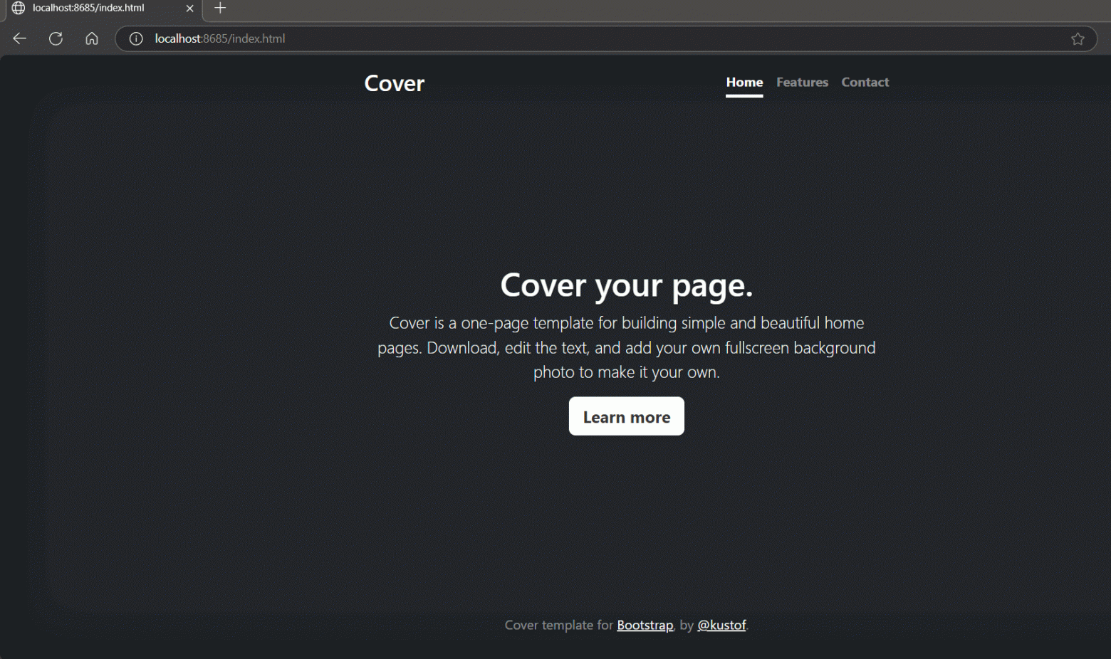 Создание шаблона проекта HTML-сайта в Visual Studio - 17 Создание шаблона проекта HTML-сайта в Visual Studio - 17