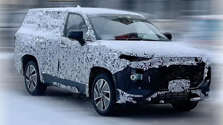 Chery готовит нового монстра: в Китае засняли огромный внедорожник, переделанный из пикапа