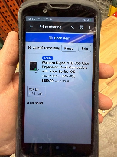 За одну ночь цены на SSD в США в одном из розничных магазинов выросли в два-три раза