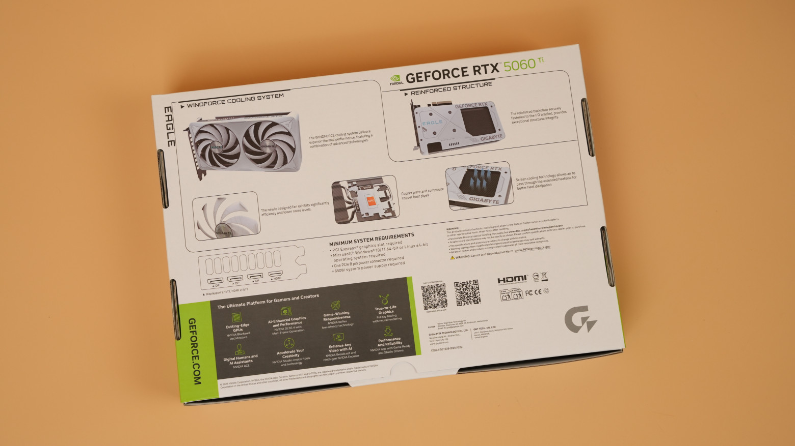 Обзор видеокарты Gigabyte GeForce RTX 5060 Ti EAGLE OC ICE 8G - 3 Обзор видеокарты Gigabyte GeForce RTX 5060 Ti EAGLE OC ICE 8G - 3