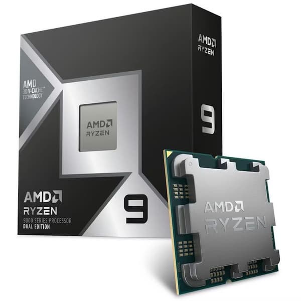 Возможно, уникальный процессор Ryzen 9 9950X3D2 Dual Edition будет стоить 830 долларов. Это расчёты на основе цены в британском магазине Overclockers.co.uk - 1