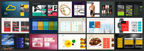 50 примеров базового дизайна приложений для Windows 8