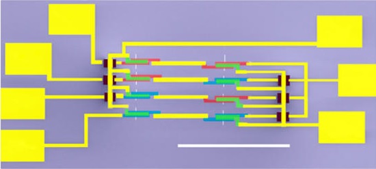 8 битная шина данных, микросхема на углеродных нанотрубках