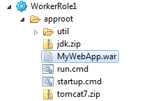 MyWebApp.war в структуре проекта