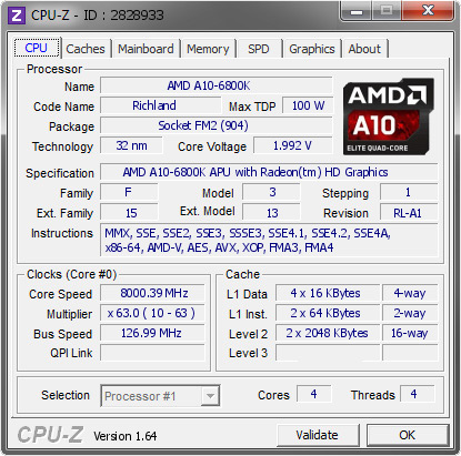Основой системы для разгона APU AMD A10-6800K доя 8 ГГц послужила плата ASUS F2A85-V Pro 