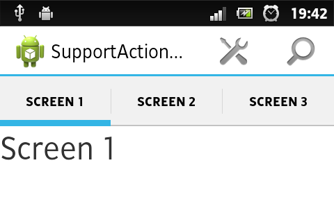 ActionBar на Android 2.1+ с помощью Support Library. Часть 2 — Навигация