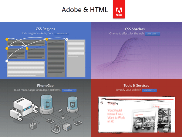 Adobe & HTML