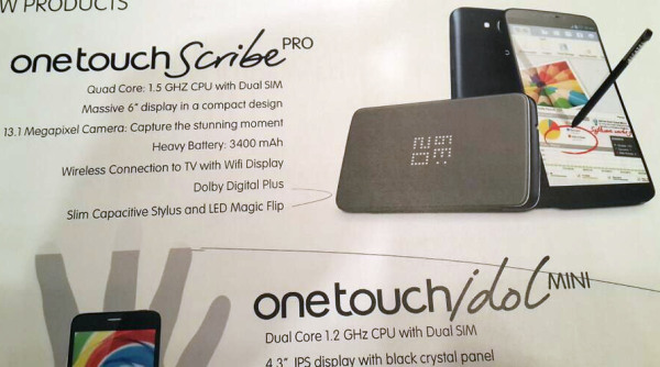 Alcatel  One Touch Scribe Pro
