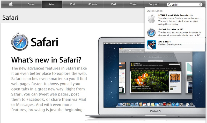 Apple больше не поддерживает Safari для Windows?