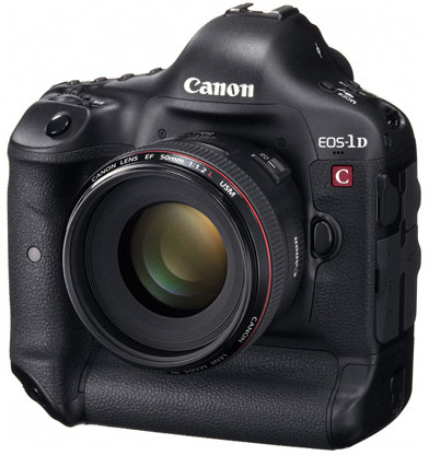 Цифровая зеркальная камера Canon EOS-1D C поддерживает видеосъемку в формате 4K